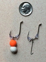 Double Bait Carp Fishing Hooks Size 1