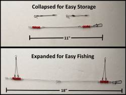 Hi Lo Surf Pier Bottom Wire Fishing Rig